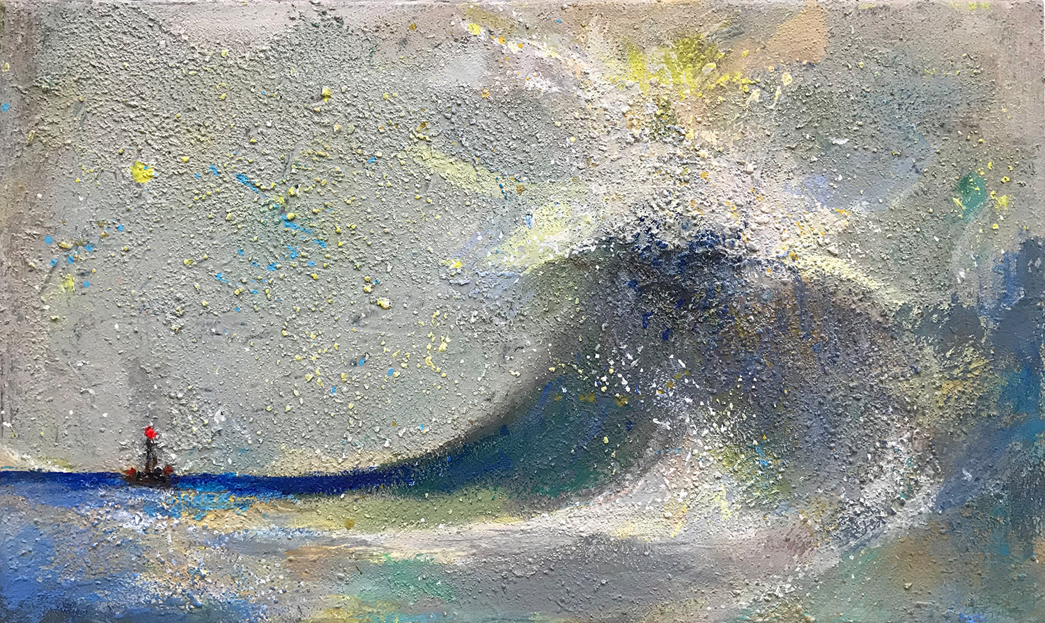 Breaking Wave 2010-20, 30.5 x 50.5 cm