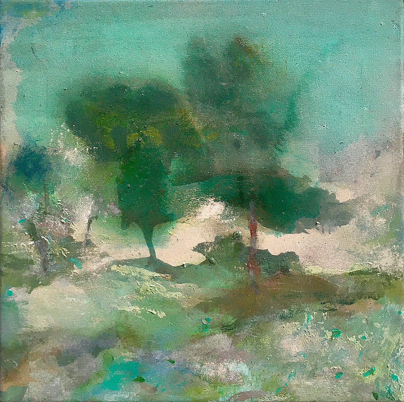 Misty Morning 2009-12, 40 x 40 cm