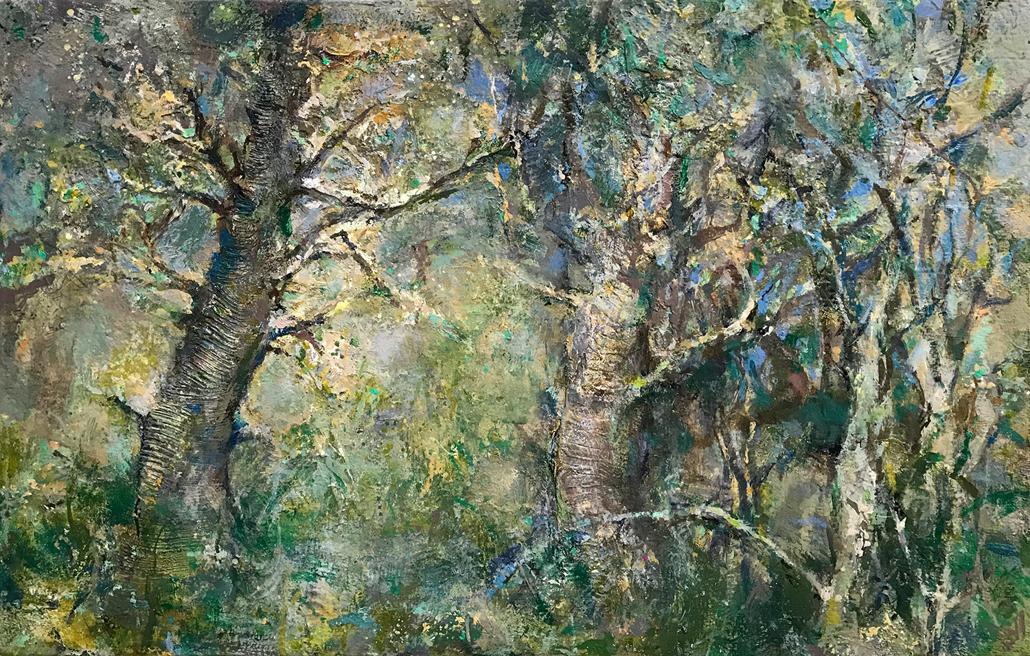 Treescape II 2020, 41 x 64 cm