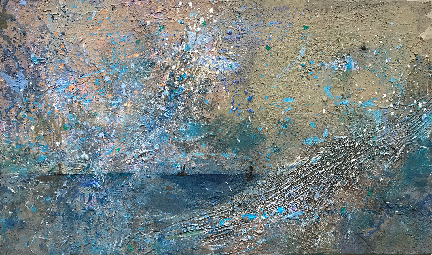 Sea Piece 2016-20, 30 x 51 cm