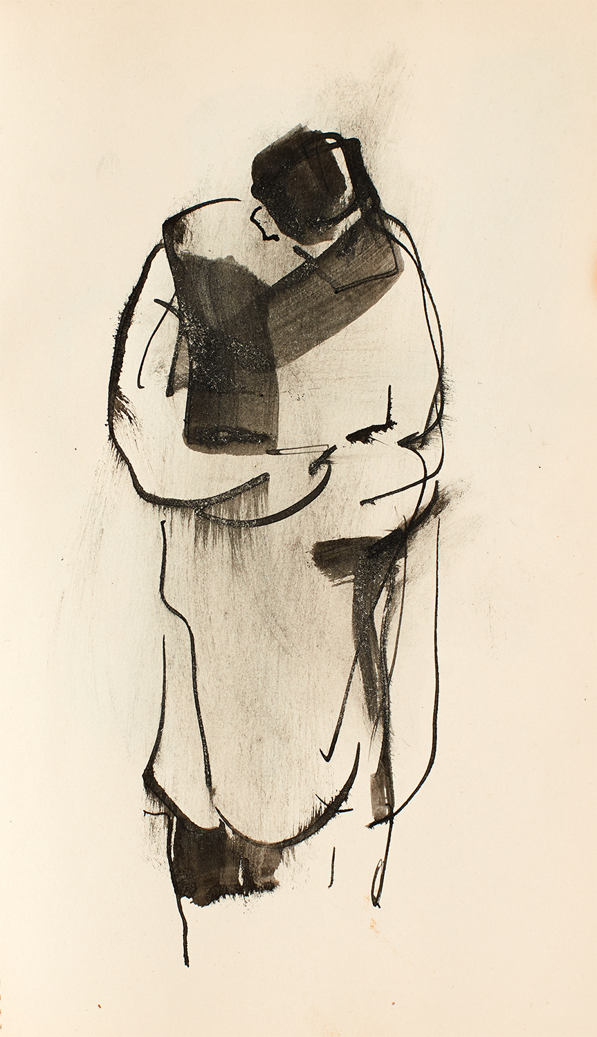 Sketchbook Drawing 1962, 21.5 x 13 cm