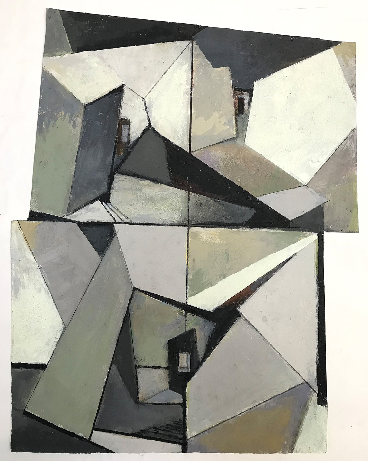 Mainly Looking Down 2016-21, 48 x 38 cm